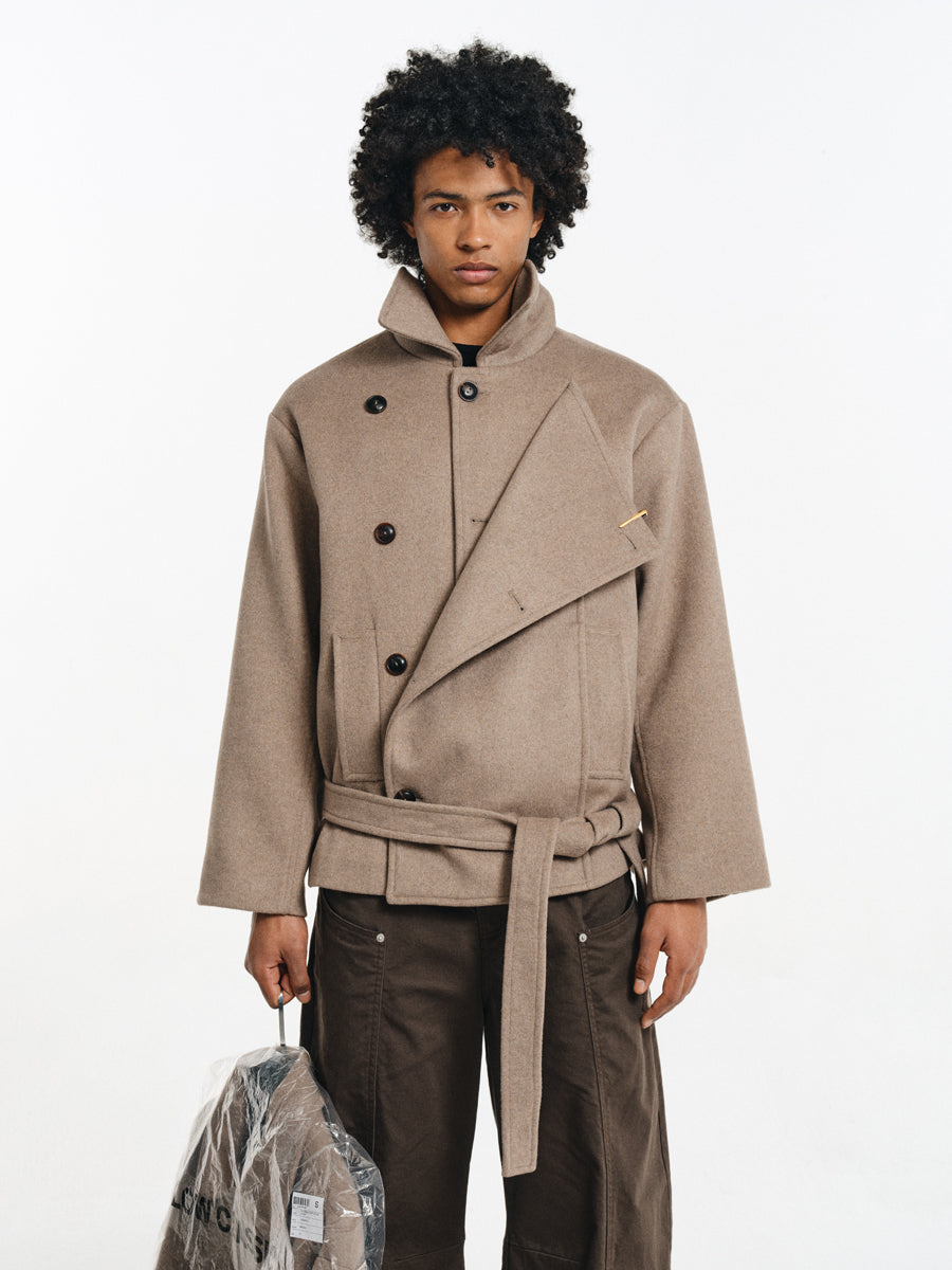 Sheep Wool Overcoat