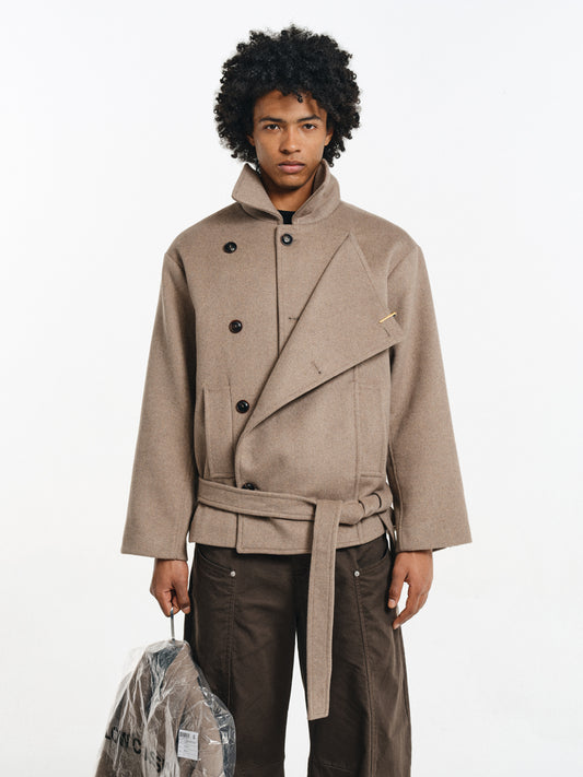 Sheep Wool Overcoat