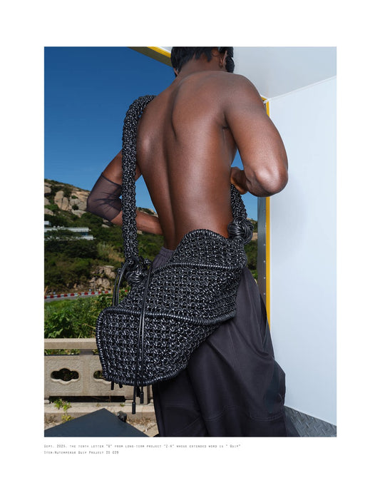 Handmade Leather Cord Braided Shoulder Bag