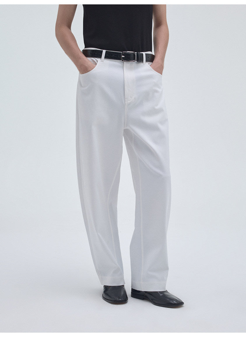 Semi-Stretch Waist Casual Pants
