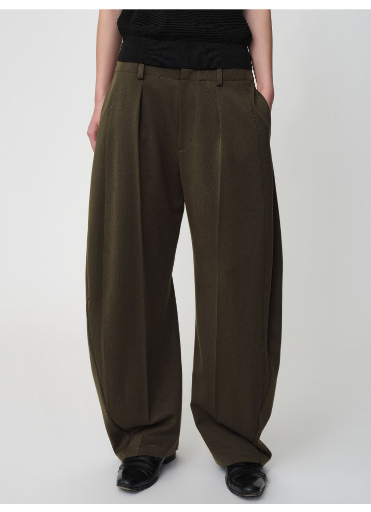 Retro-Style Casual Pants