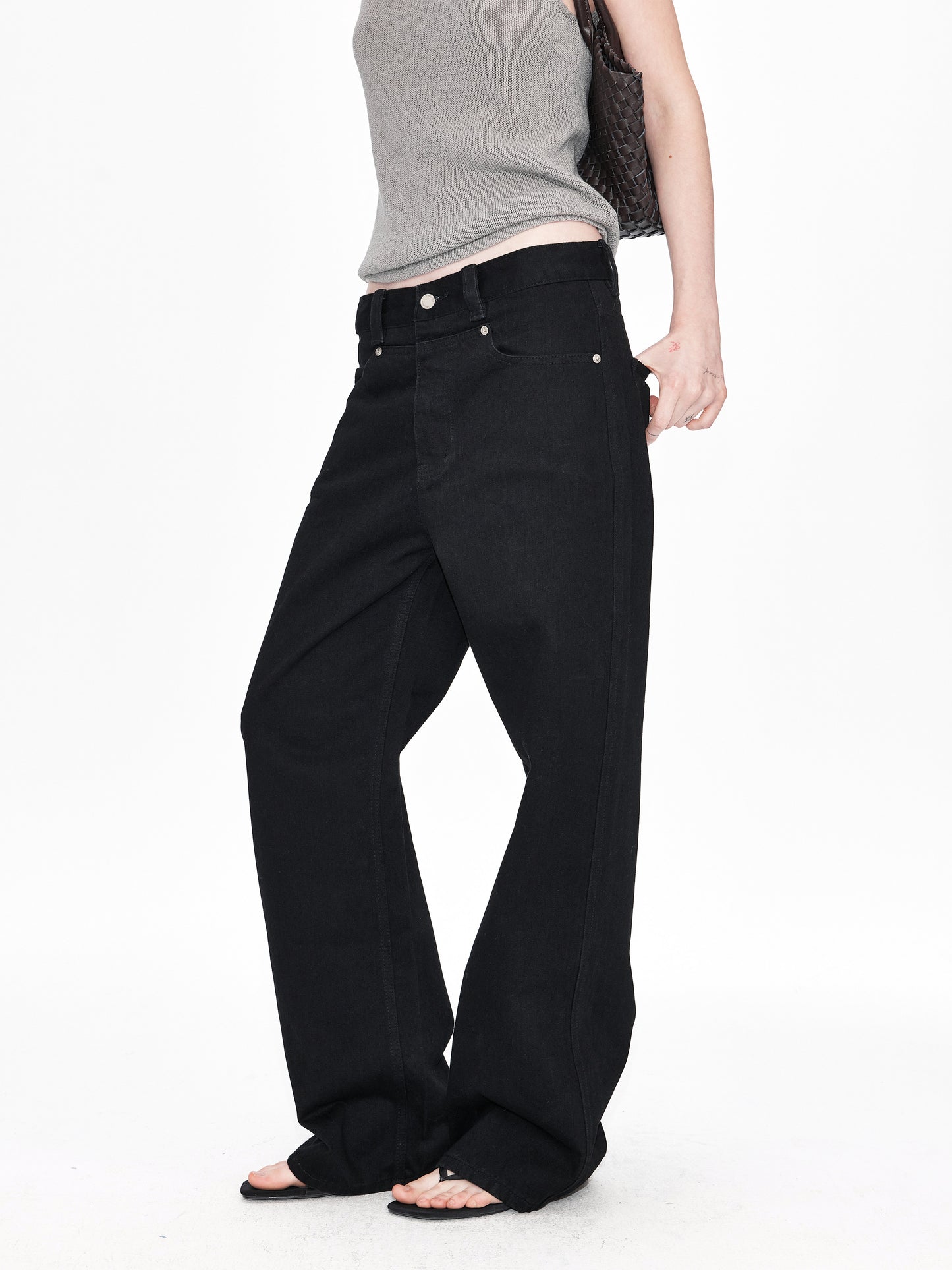 Unisex Slim-Fit Straight-Leg Jeans