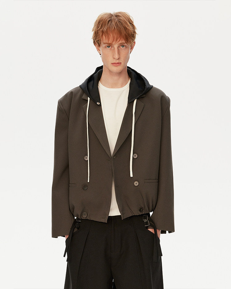 Jacket with detachable hood