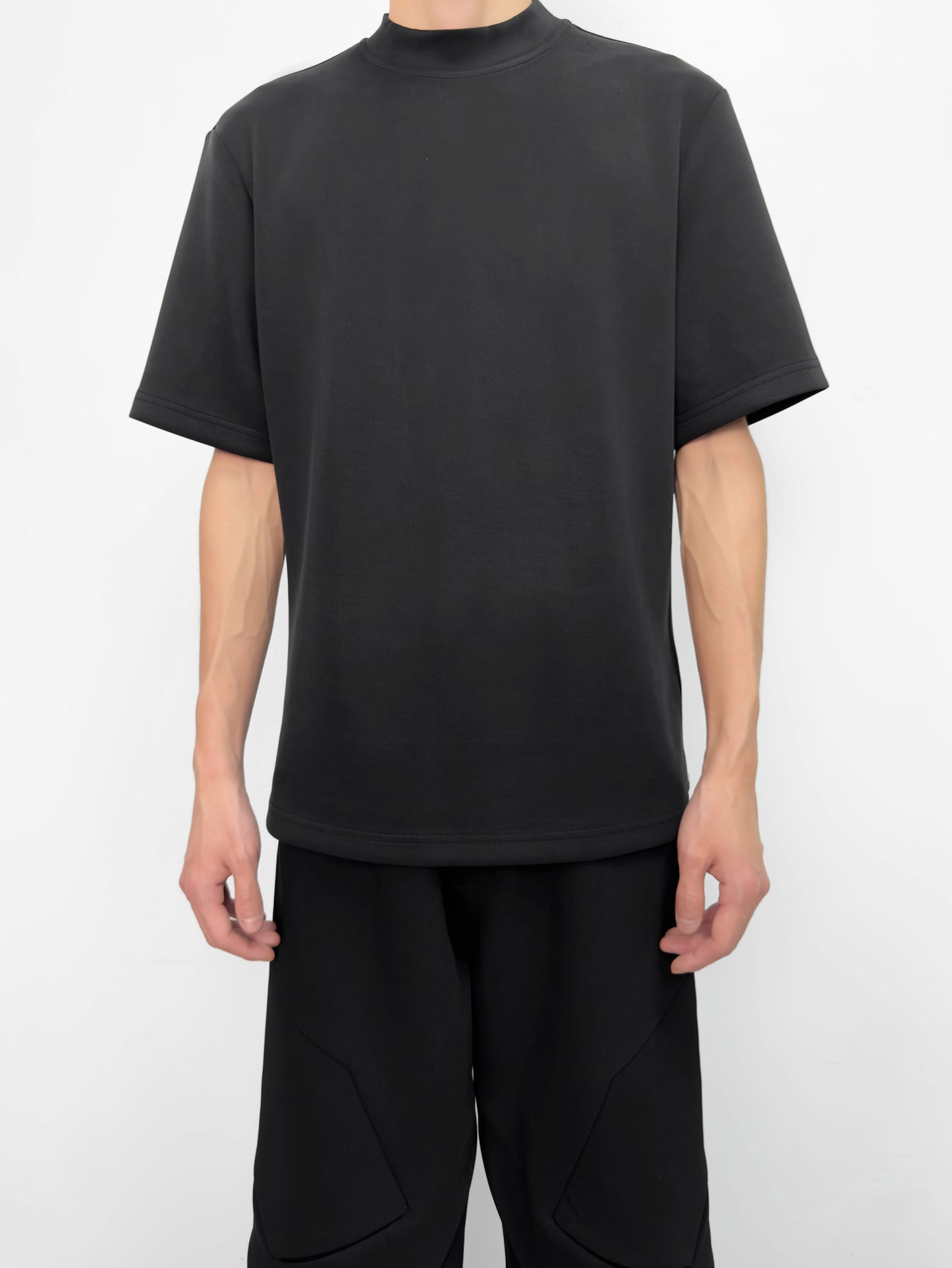 Solid color modal T-shirt