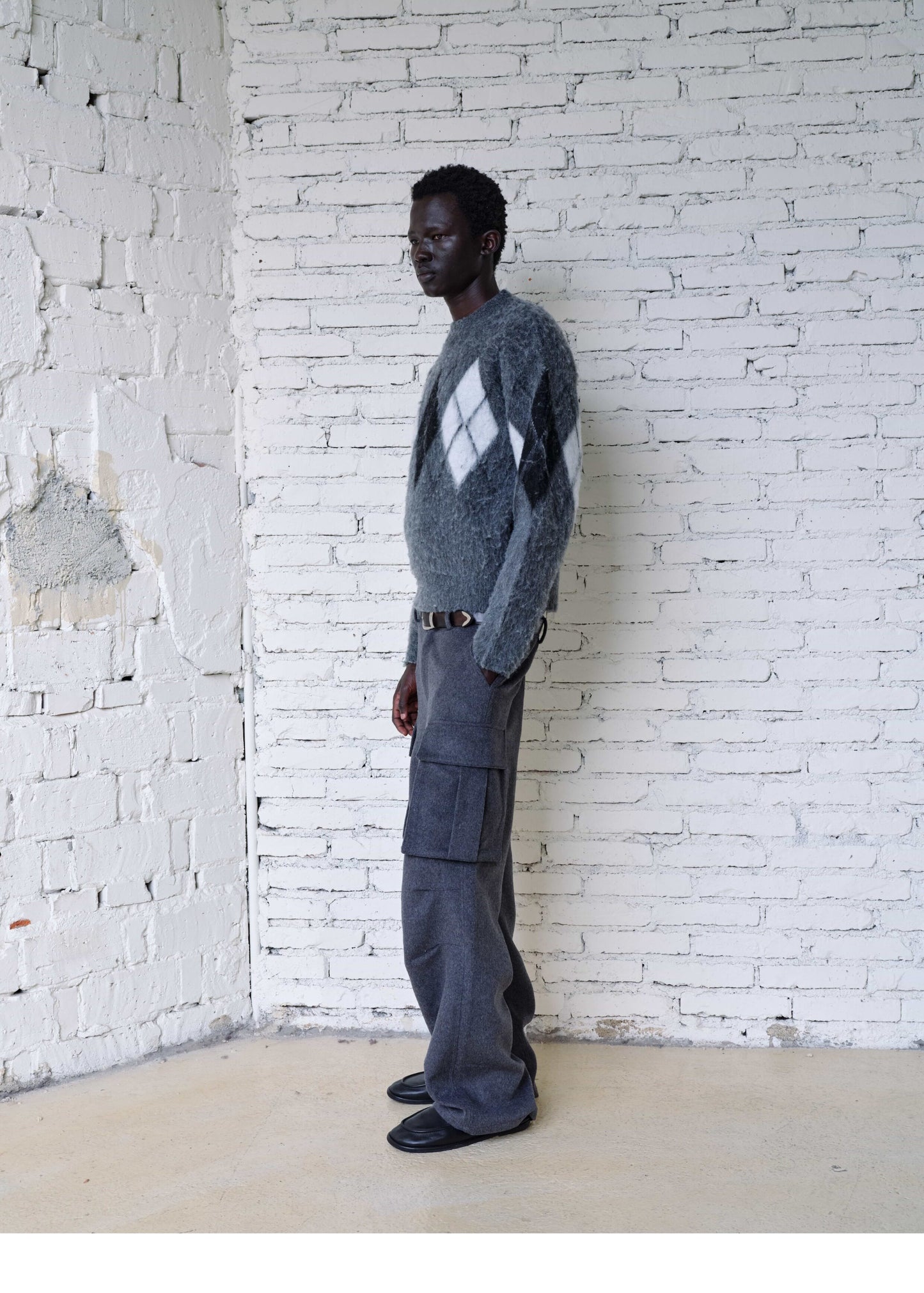 Wool-Blend Work Pants