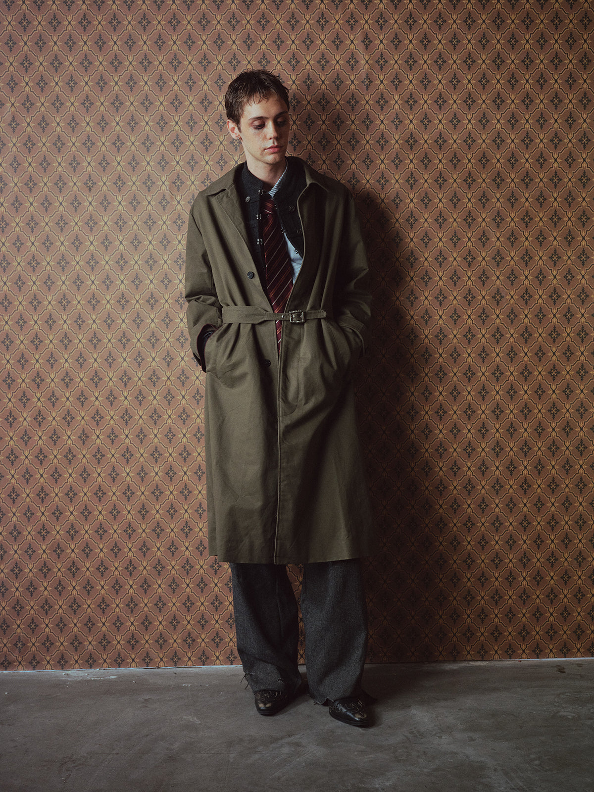 Single-breasted trench coat