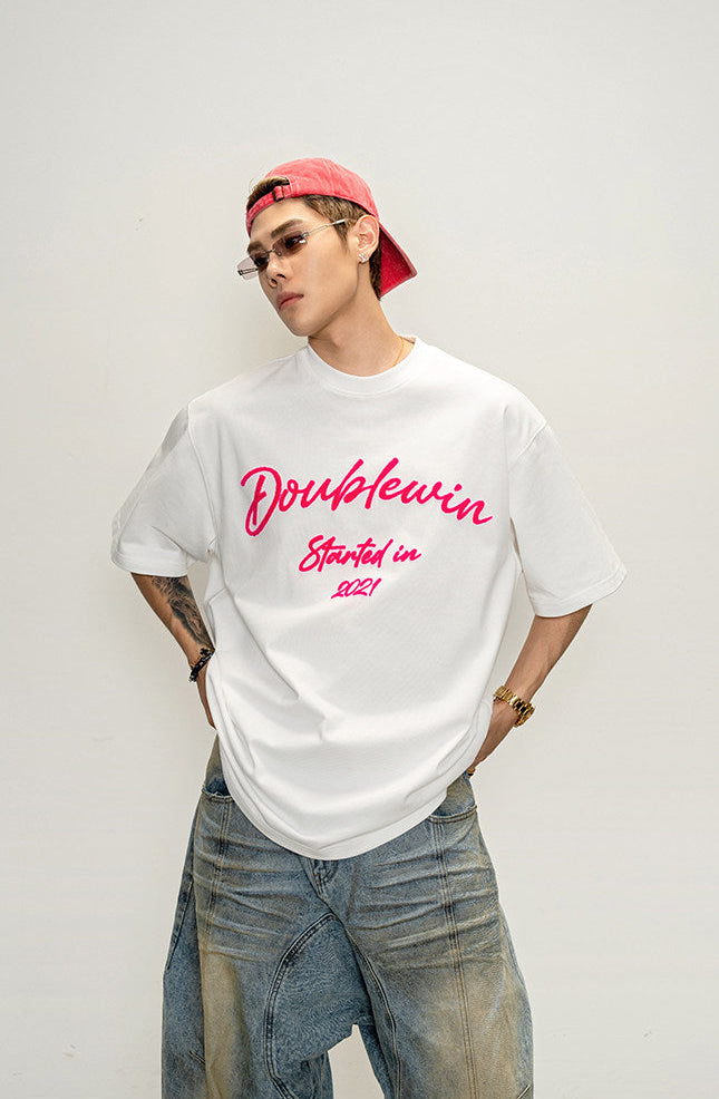 Embroidered Pure Cotton T-Shirt