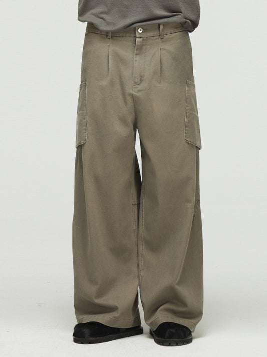 Wash Silhouette Casual Pants