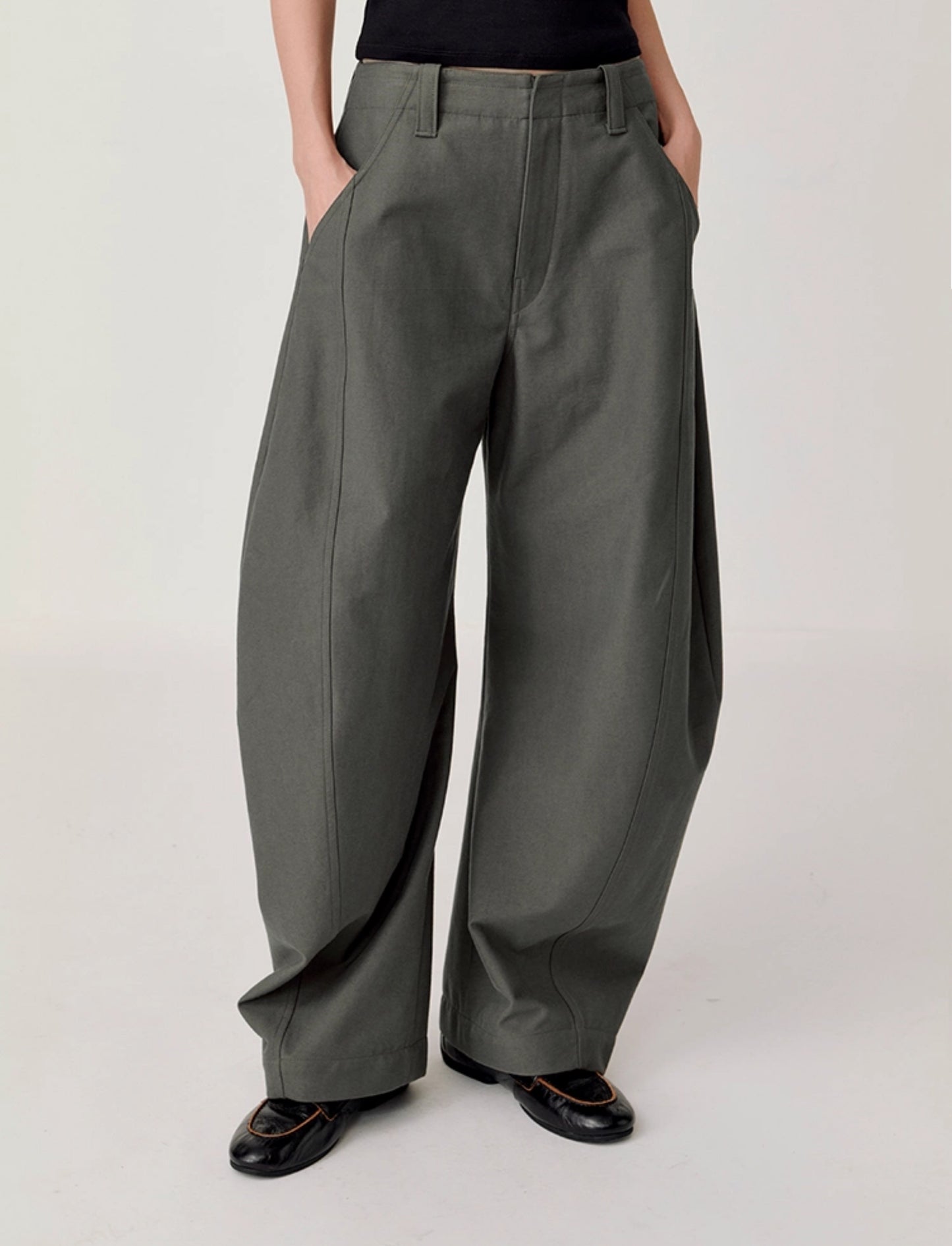 Vintage Cotton Casual Pants