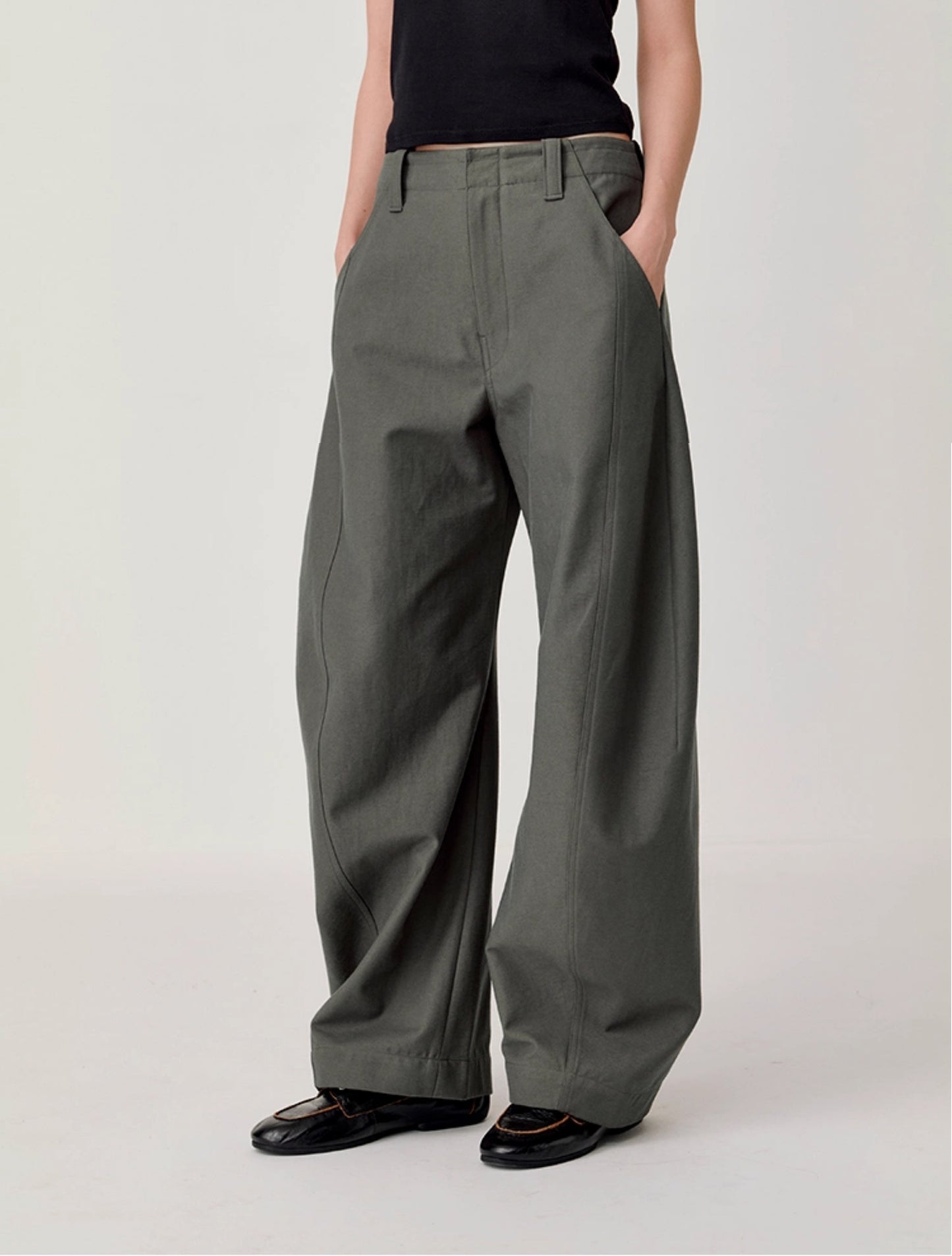 Vintage Cotton Casual Pants