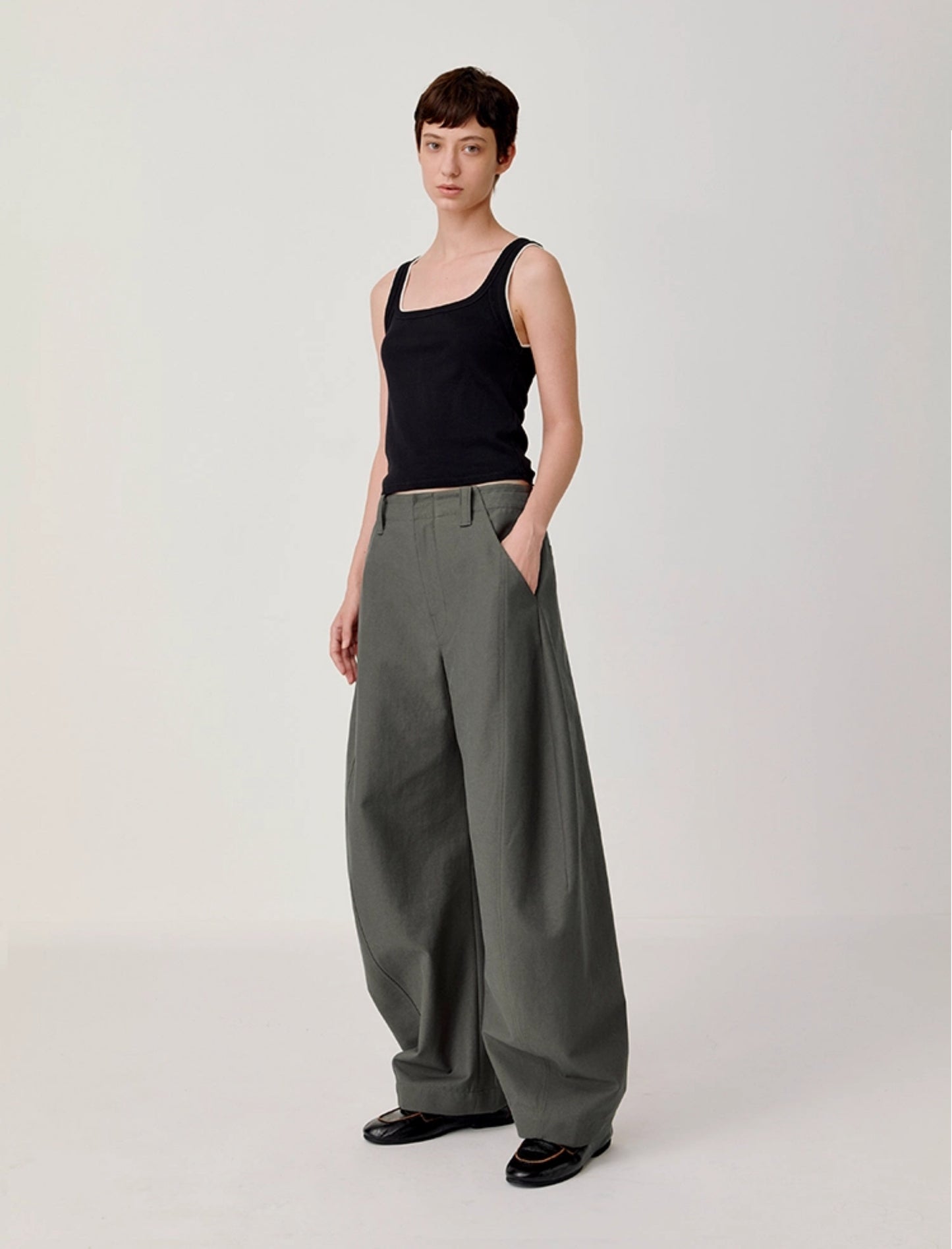 Vintage Cotton Casual Pants