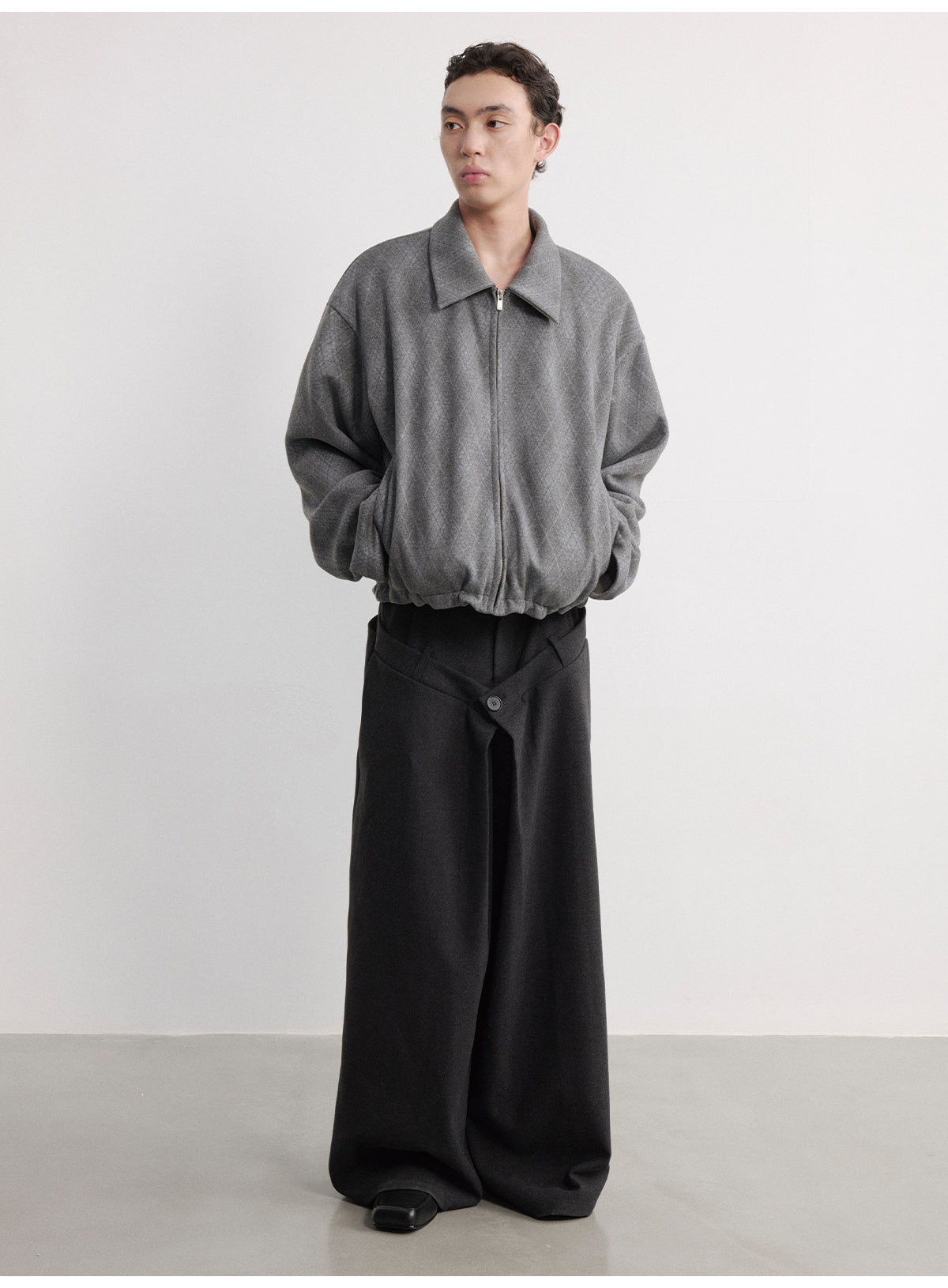 Drawstring Fleece Jacket