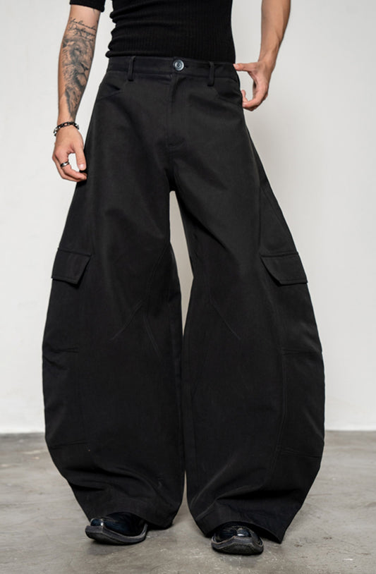Large Pocket Wide Leg Pants