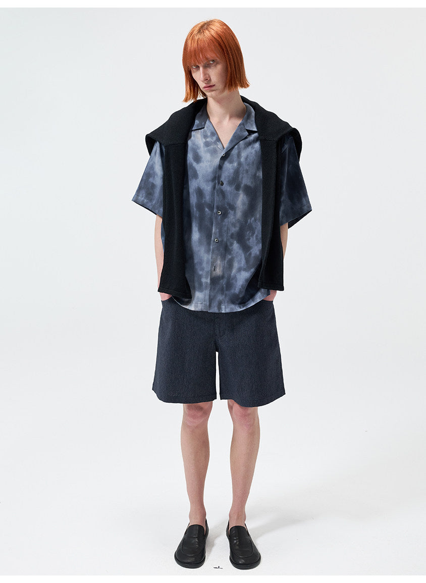 Printed Slit Shirt