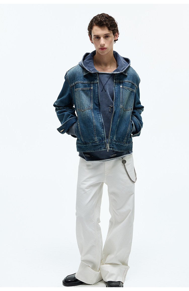 High-Twist Narrow-Width Jeans