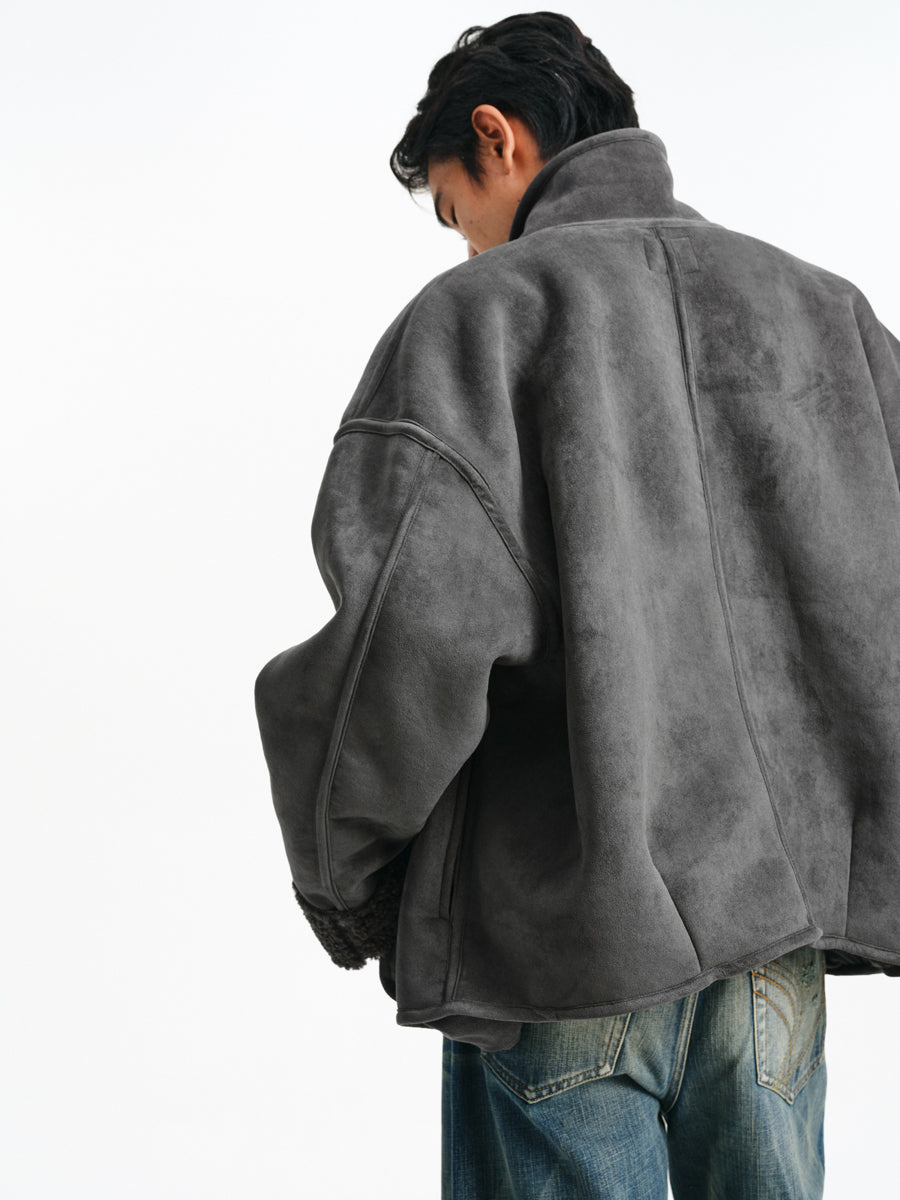 Suede &amp; Fur Jacket