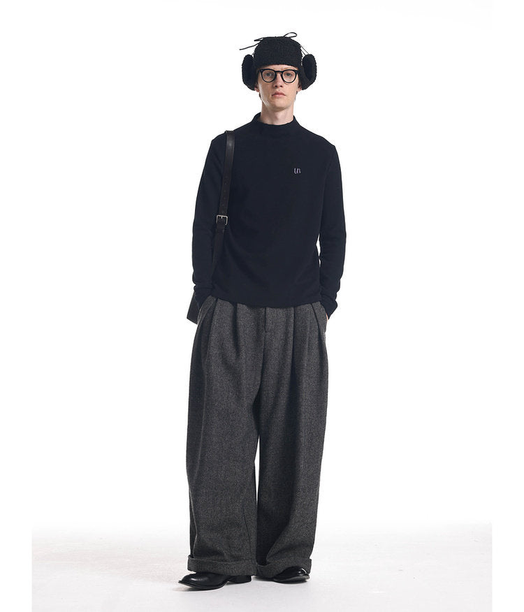 Wide Leg Loose Fit Casual Pants