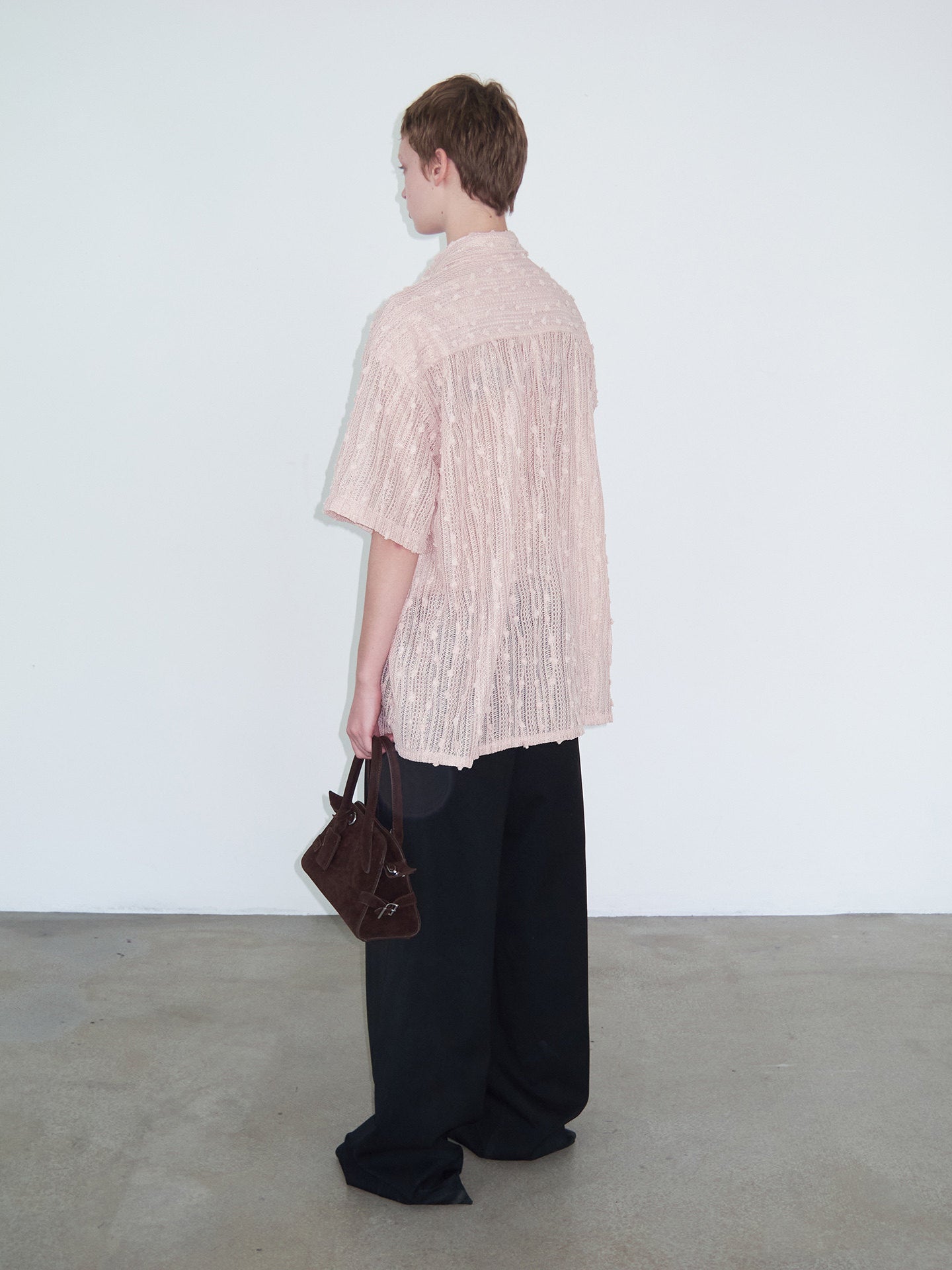 Hollow Crochet Shirt