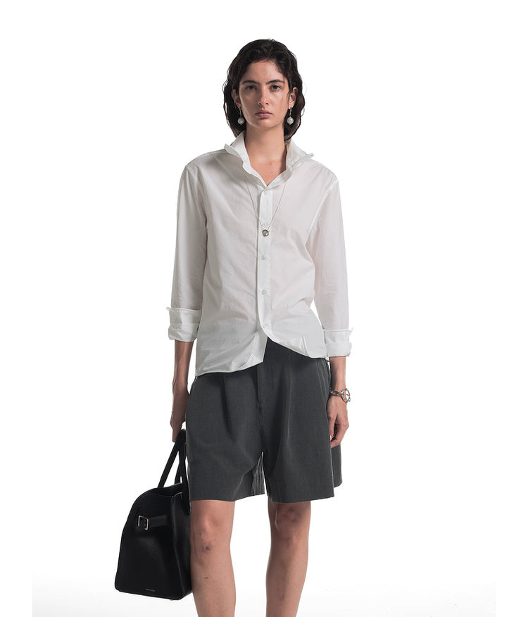 Plain versatile basic shirt