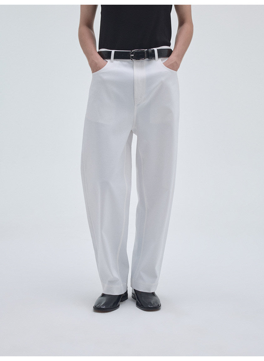 Semi-Stretch Waist Casual Pants