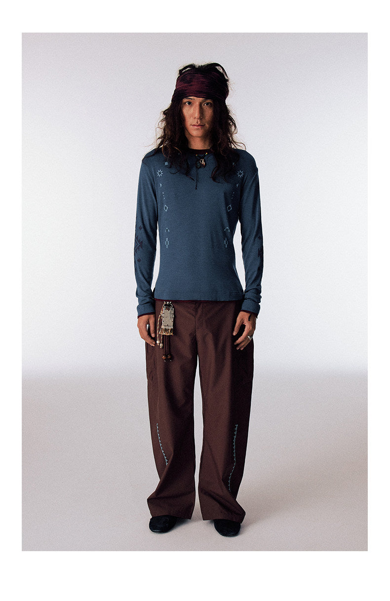 Patchwork Faux Two-Piece T-Shirt