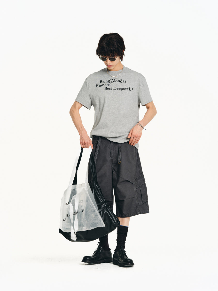 Slogan Print T-Shirt