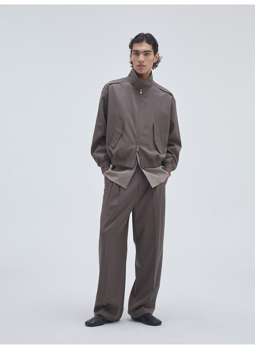 Lightweight Square-Collar Casual Shirt