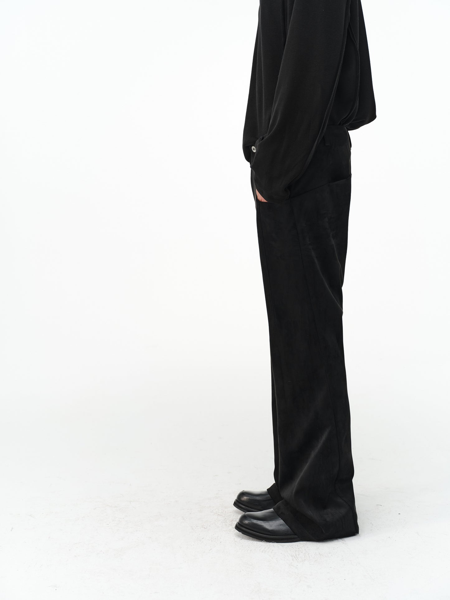 Faux Sheepskin Casual Pants
