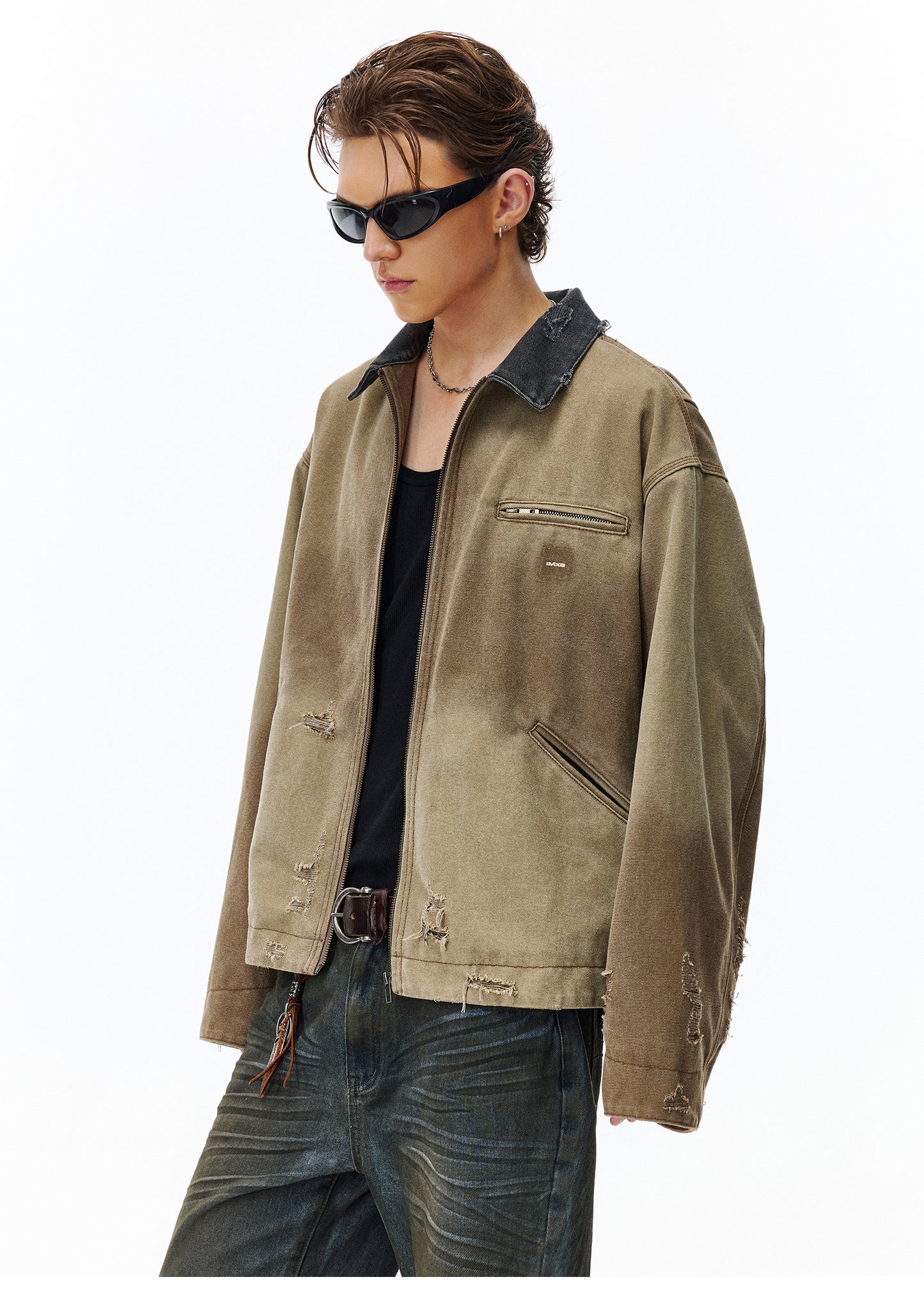 Distressed Workwear Jacket