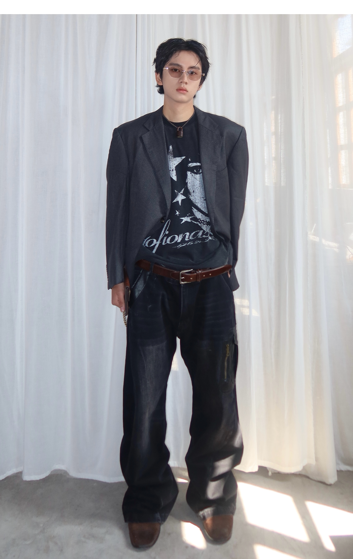 Fit Wash Print T-Shirt