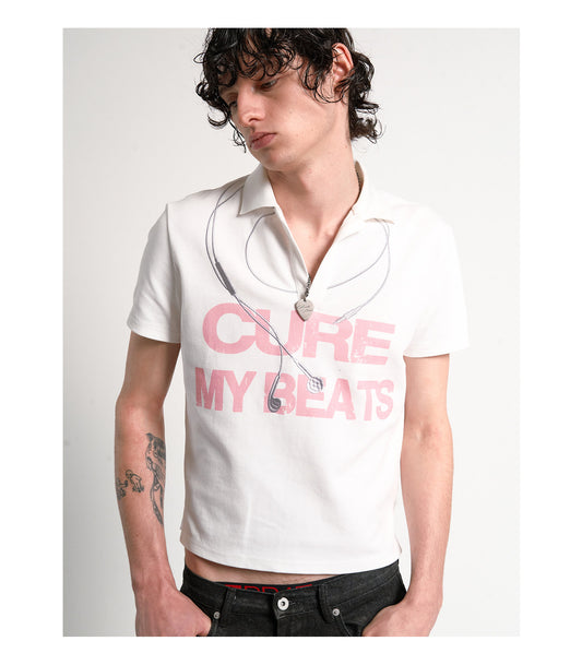 Pique Shoulder Polo Shirt