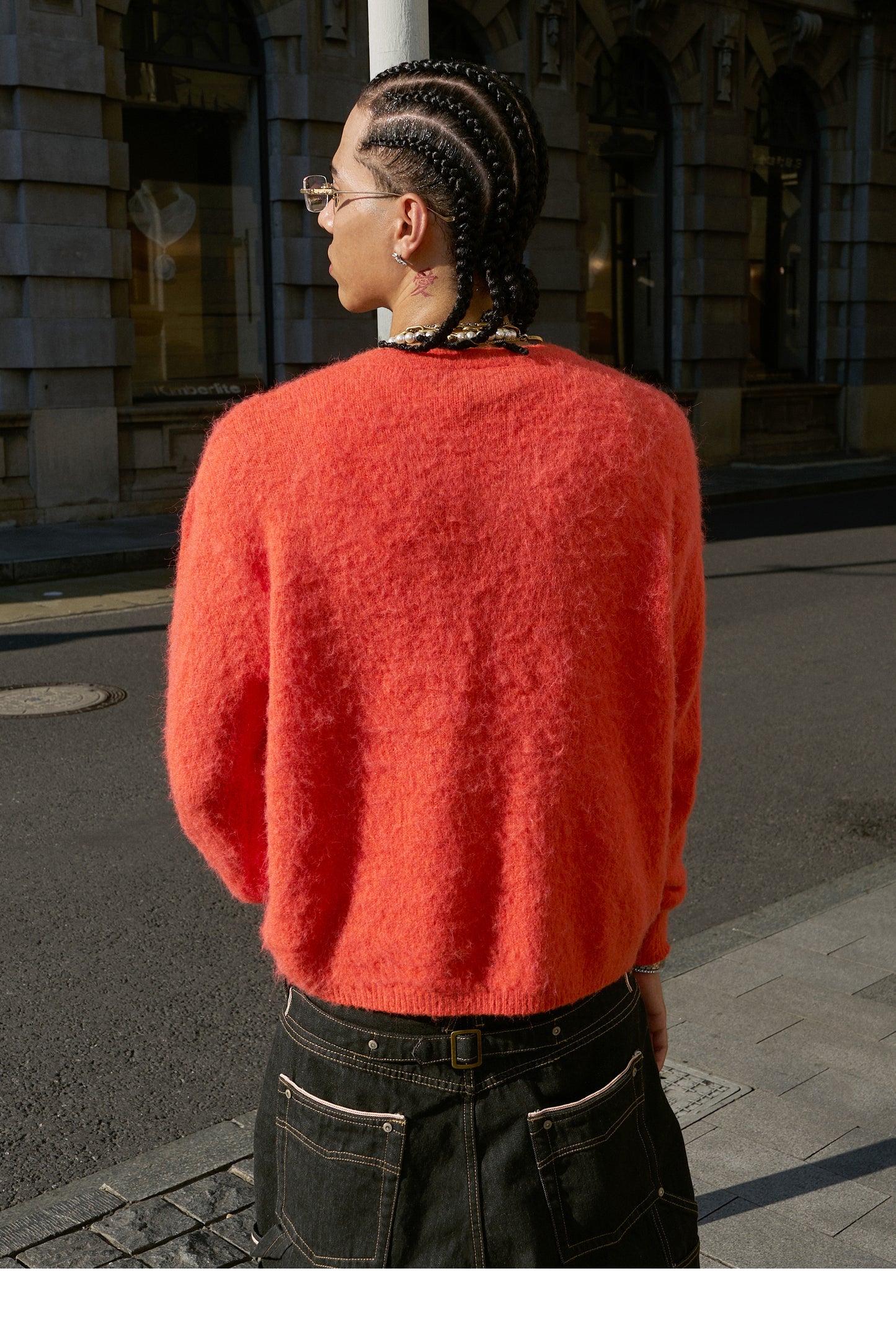 Wool Blend V-Neck Knit