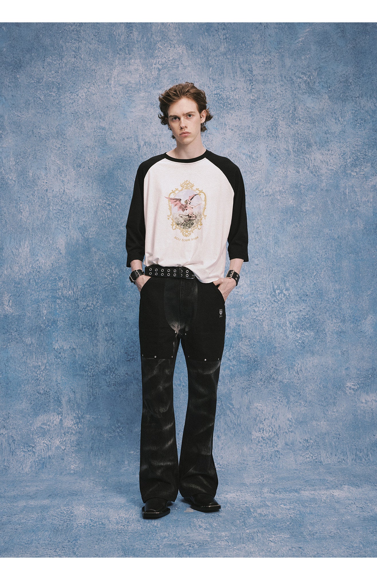 Vintage Washed Denim Pants