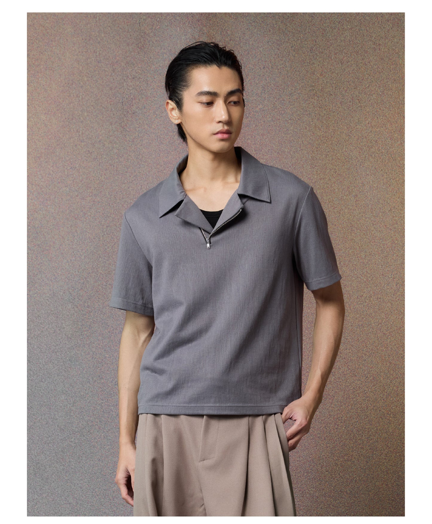Linen-Cotton Blend Moisture-Wicking Shirt