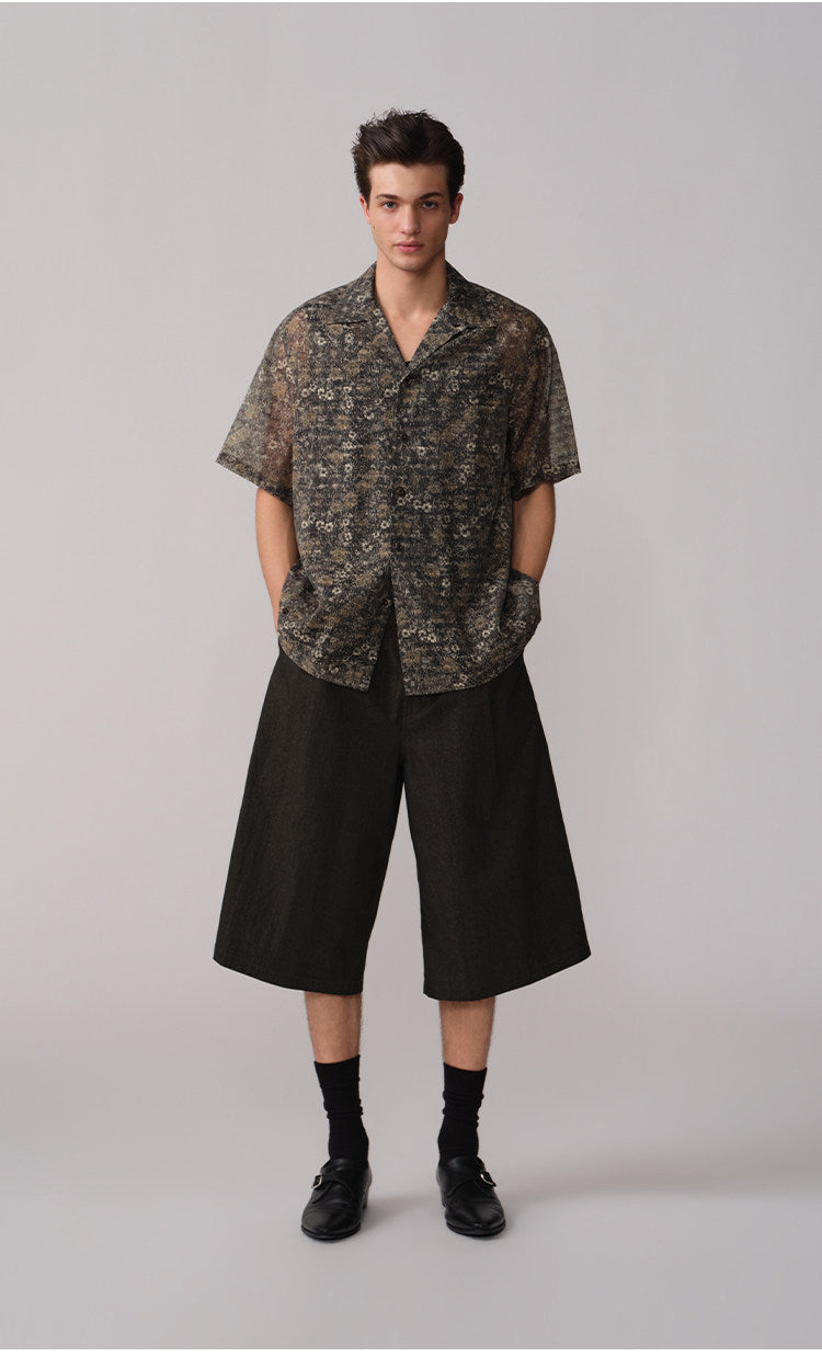 Retro casual shorts