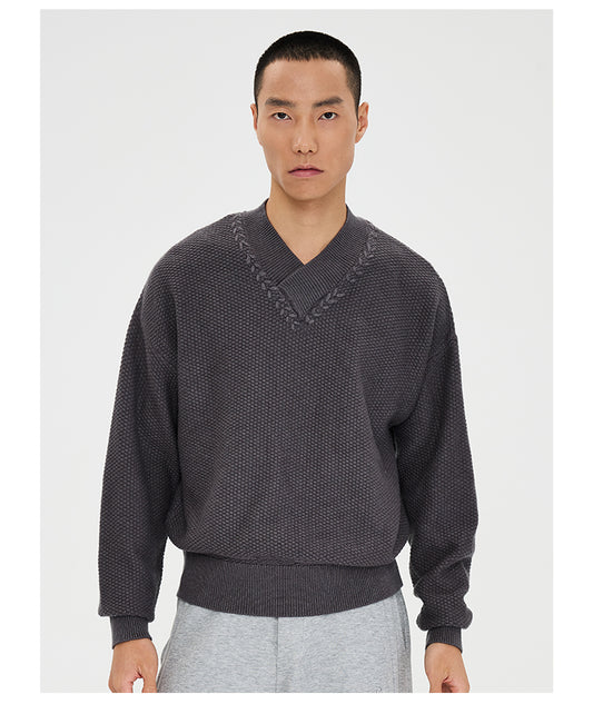 Tencel V-Neck Sweater