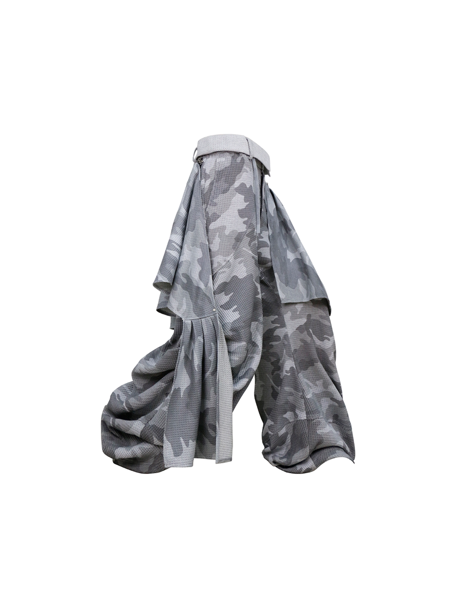 Ruffled Balloon Sweatpants