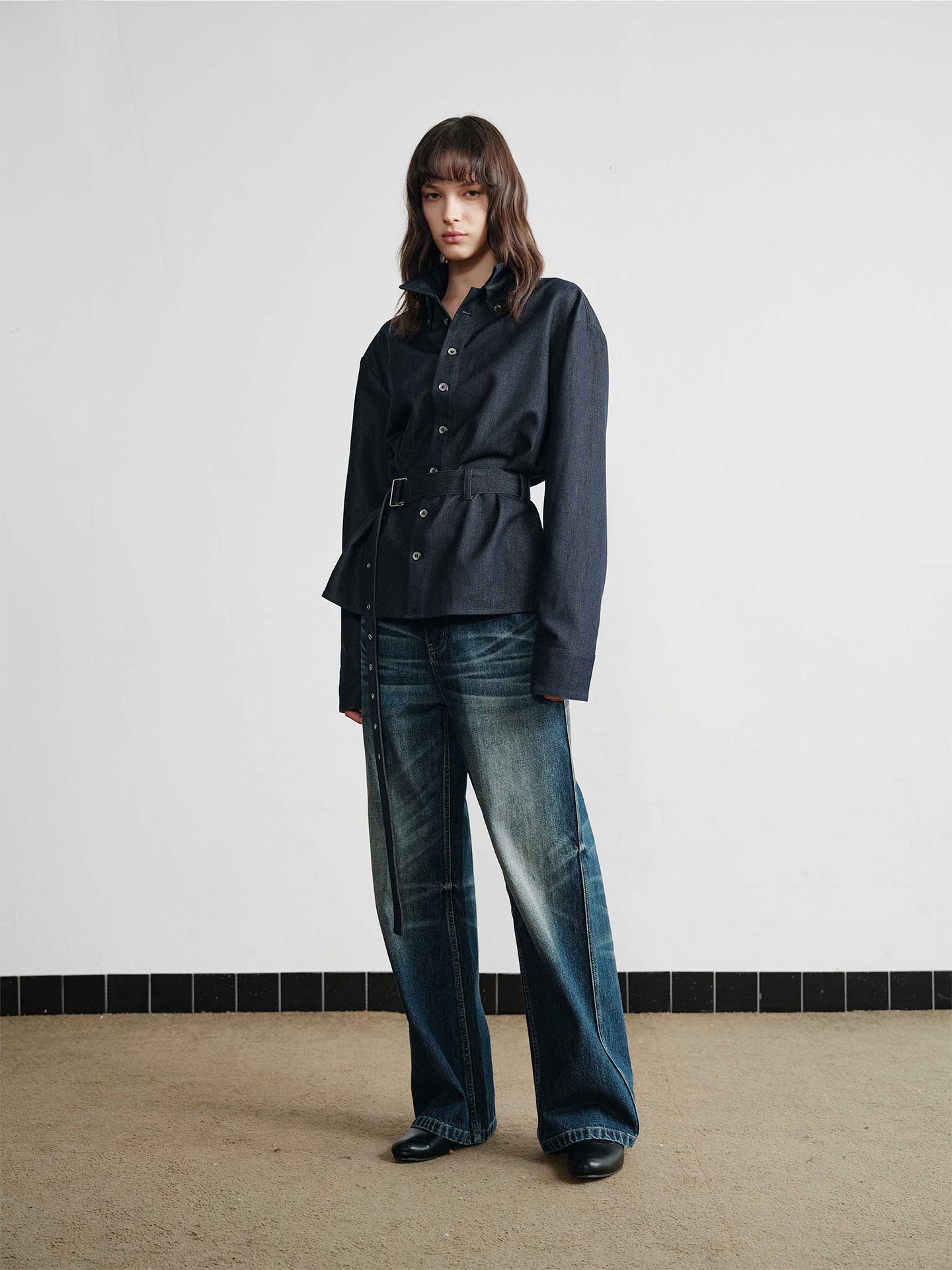 Butterfly Wing Denim Pants