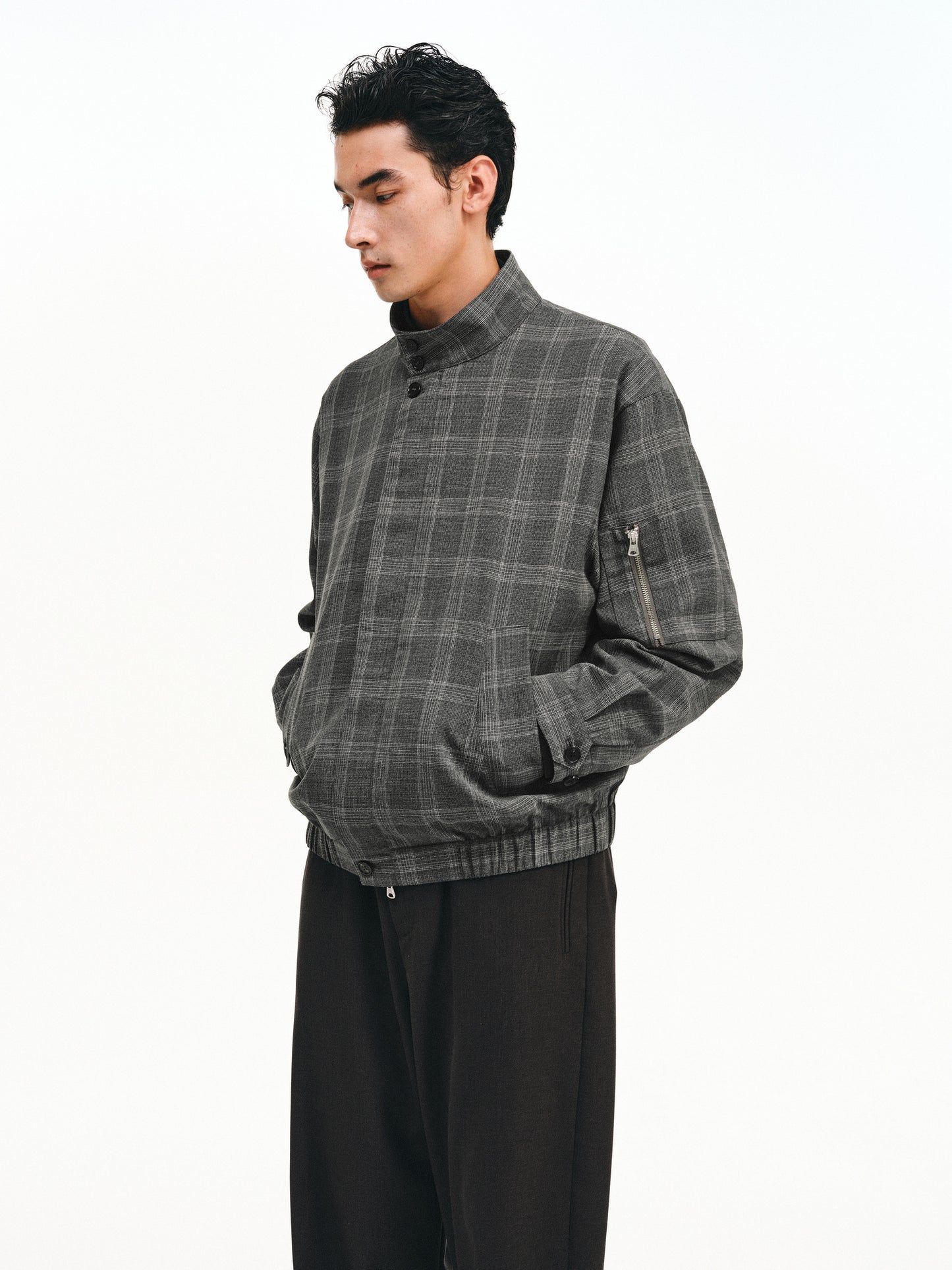 Wool Harrington Jacket