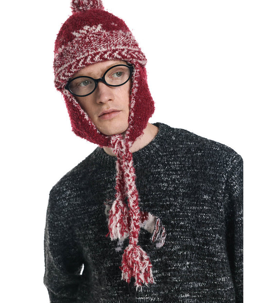 Soft Earflap Knit Cap