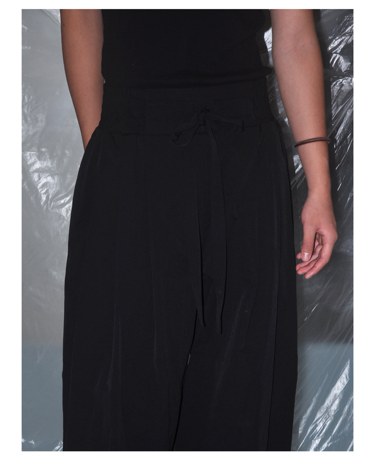 3 Pleats Wide Straight Pants