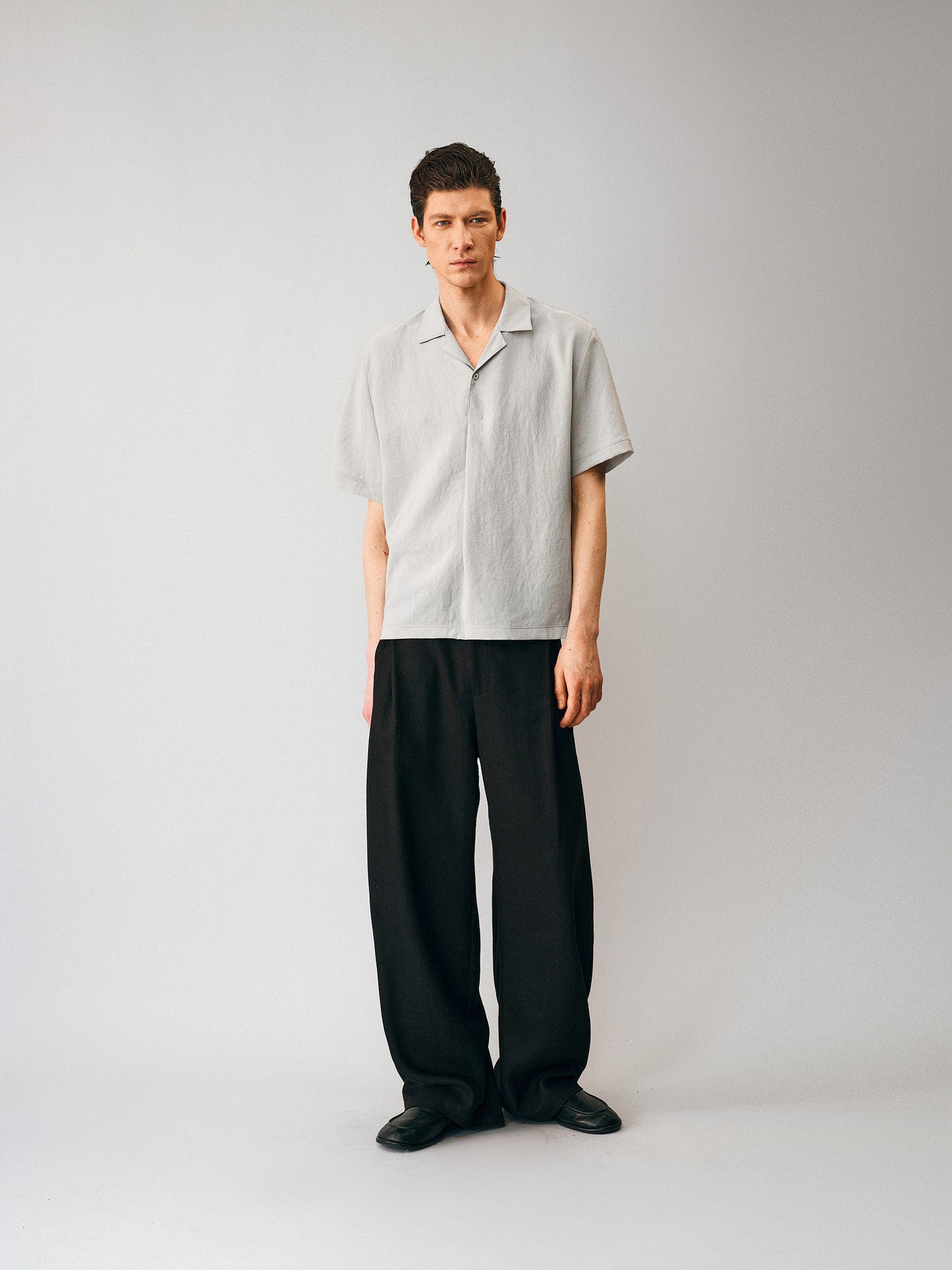 Simitara Side-Pleated Casual Pants