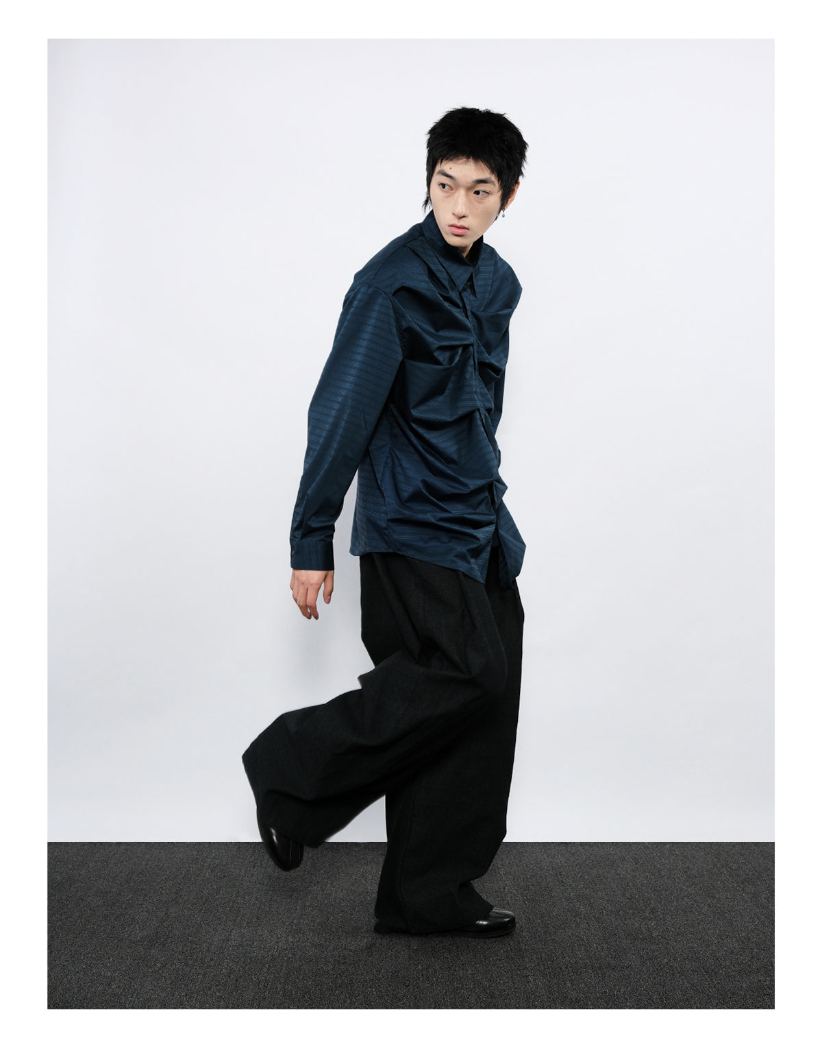 Pleated Silhouette Shirt