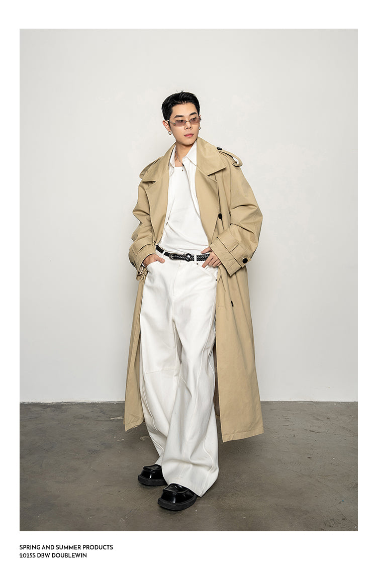 High-Waisted Casual Pants