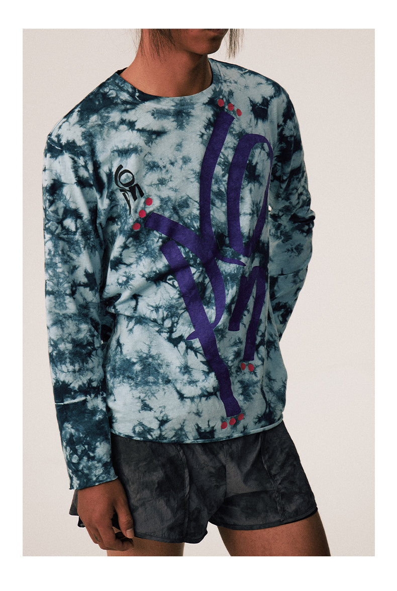 Graffiti Logo Tie-Dye T-Shirt