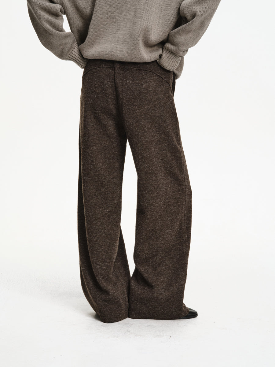 Drawstring Knit Casual Pants