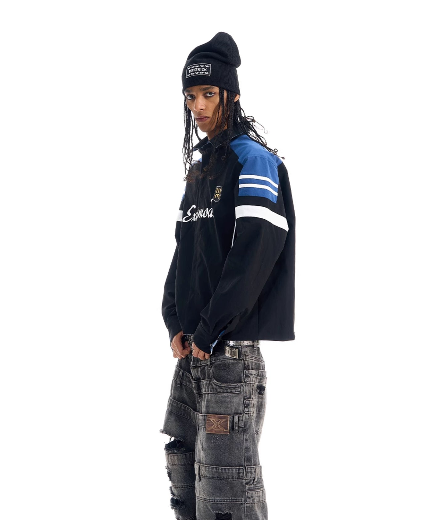 Reversible Checkered Pattern Sports Shirt