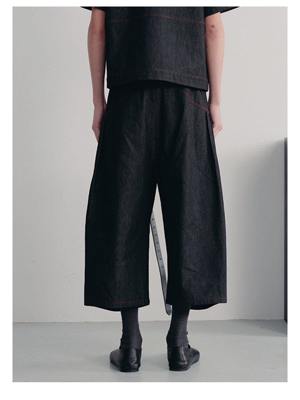 Pleated Original Denim Pants