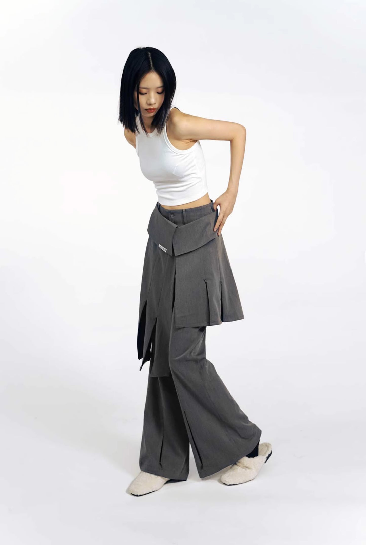 Multiwear Draped Casual Pants