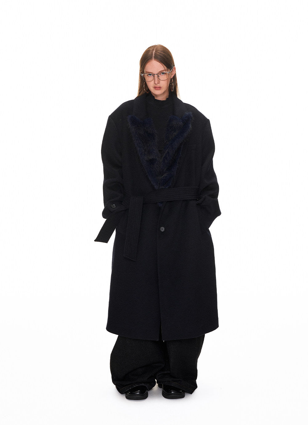 Unisex Wool Long Coat